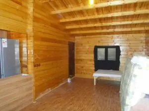 اتاق کلبه چوبی