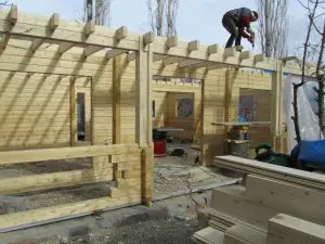 ساخت خانه چوبی
